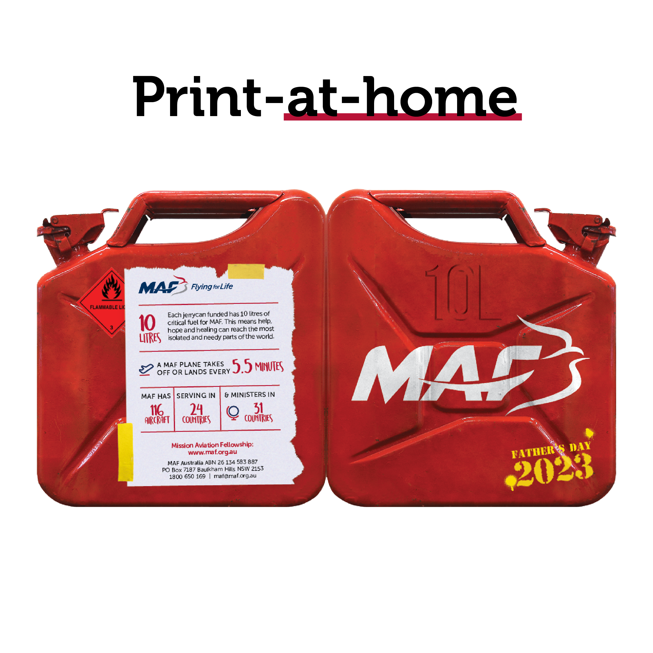 2023 Father's Day - 10L Jerrycan Card