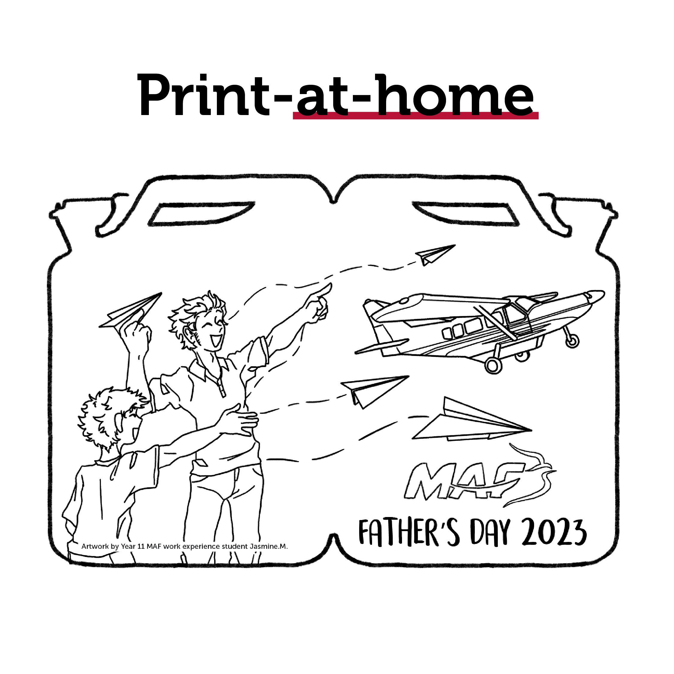 2023 Father's Day - Kids Jerrycan Card