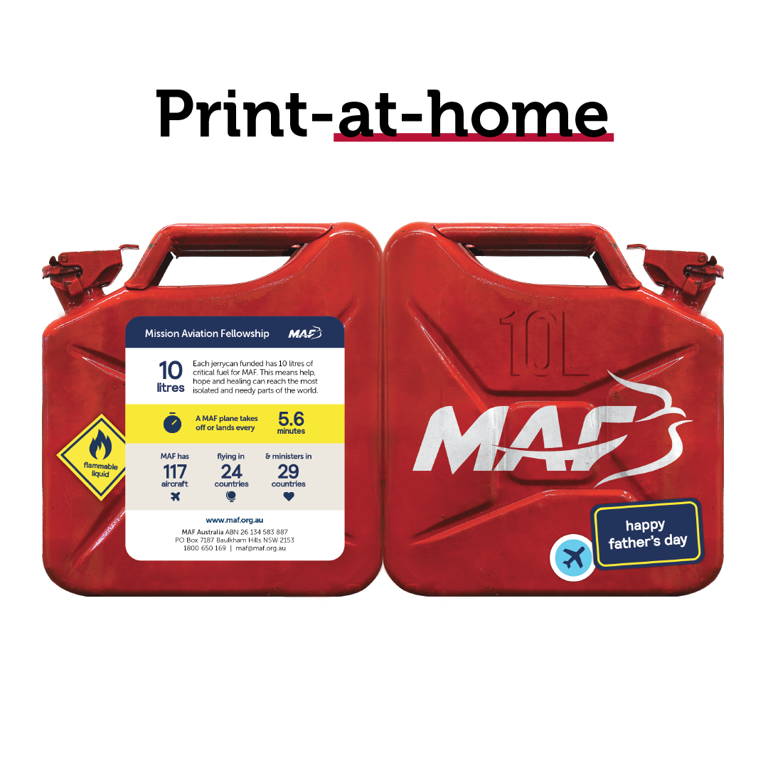 2025 Father's Day - 10L Jerrycan Card