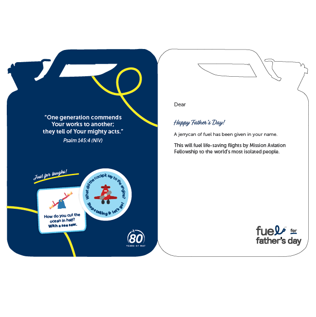 2025 Father's Day - 'Limited Edition' 80th Anniversary Jerrycan Card