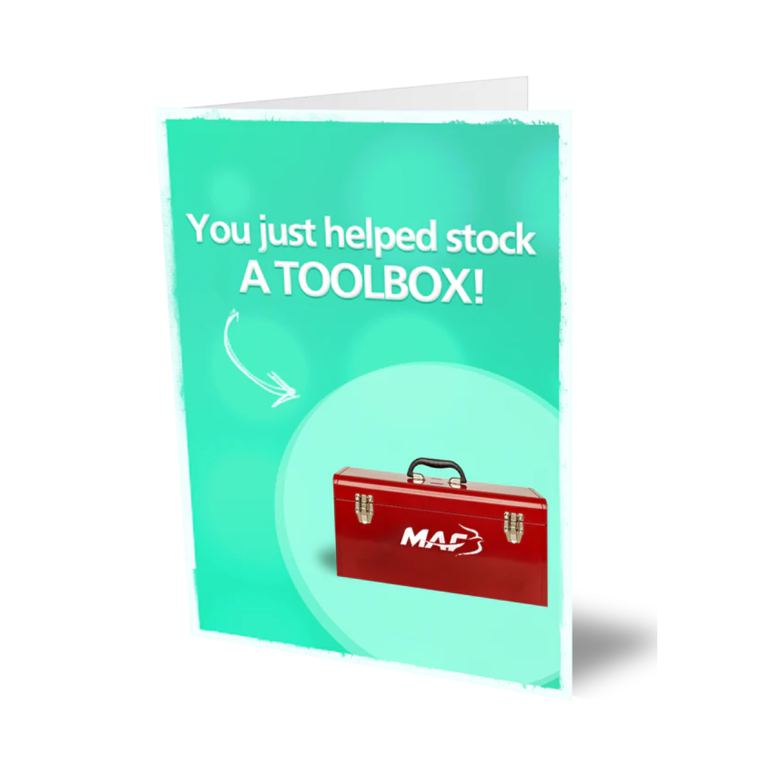 Help stock a toolbox