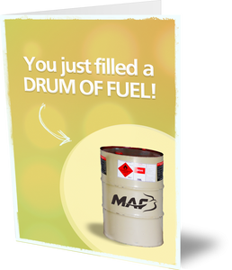 Fill a drum of fuel